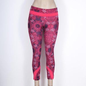 lululemon Leggings Geometric Floral 3-pocket Hot Pink 4